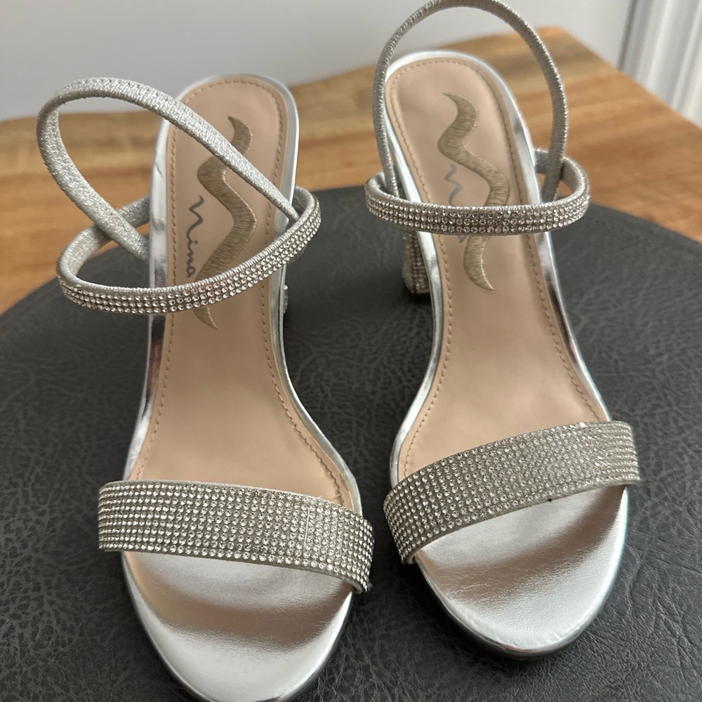 Touch of Nina Savion-FY Heels – Size 6 Wedding Shoes – Worn Once
